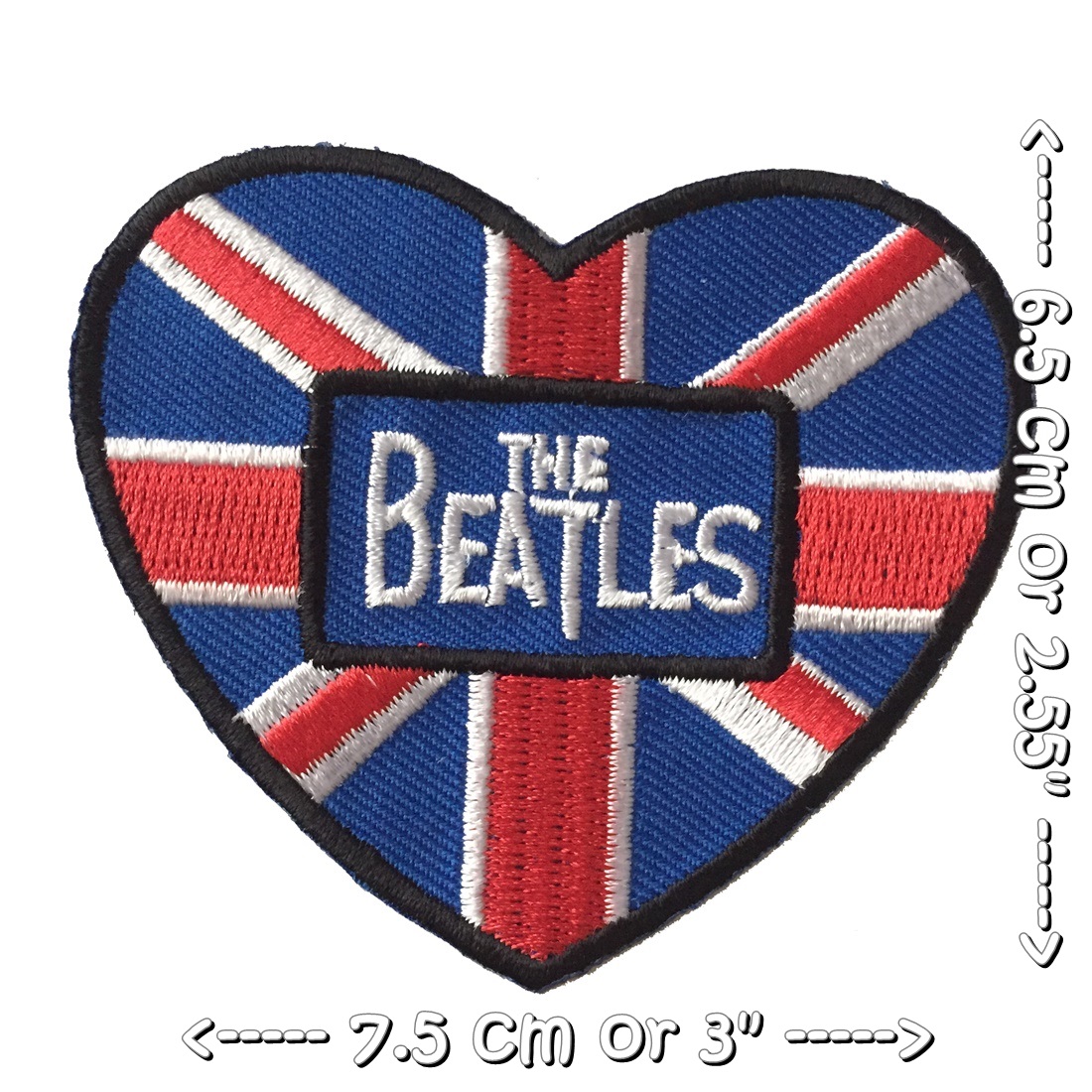 The Beatles วงดนตรี ร็อค เฮฟวี่เมทัล พังค์ ตัวรีดแบบปัก อาร์มปัก ตัวรีดติดเสื้อ ตัวรีด ติดกระเป๋า ติดหมวก ติดแจ๊คเก็ต Rock Iron on Embroidered Patch