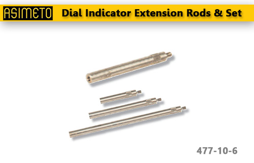 ASIMETO,P103,Dial Indicator Extension Rods & Set,477-10-6