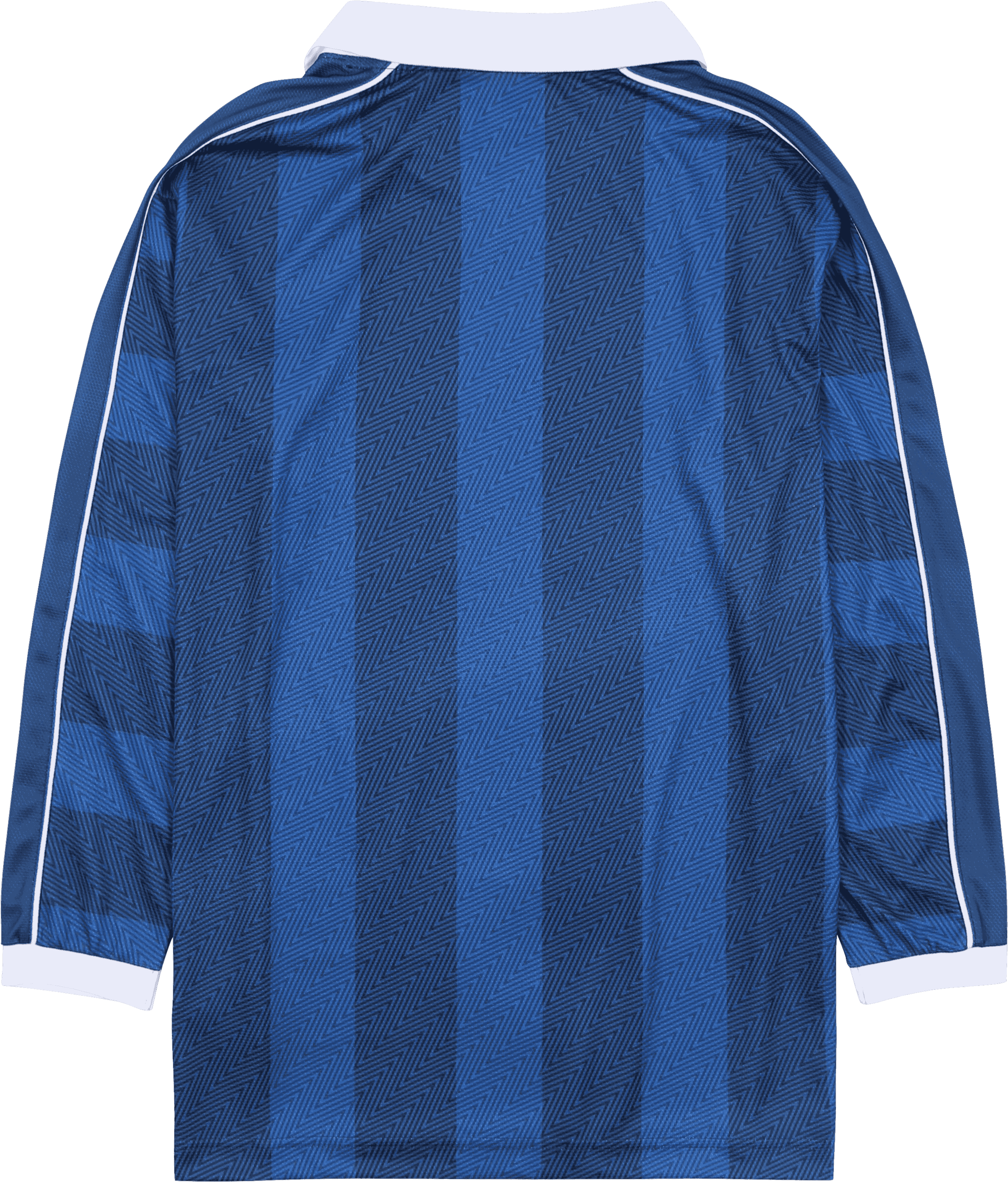 ใหม่ล่าสุด!! WARRIX Oversize เสื้อบอลไลฟ์สไตล์ เสื้อทีมชาติไทยทรงโอเวอร์ไซส์แขนยาว (WA-243FBATH11) - สีน้ำเงิน/ดำ