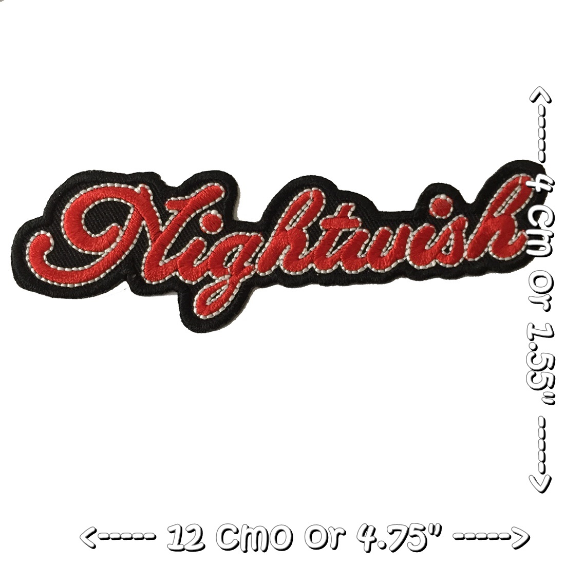 Nightwish วงดนตรี ร็อค เฮฟวี่เมทัล พังค์ ตัวรีดแบบปัก อาร์มปัก ตัวรีดติดเสื้อ ตัวรีด ติดกระเป๋า ติดหมวก ติดแจ๊คเก็ต Rock Iron on Embroidered Patch