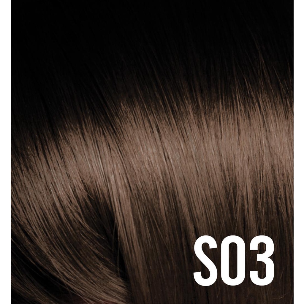 DIPSO HAIR COLOR #S03 Natural Warm Brown ยาย้อมผม ติ๊พโซ่ แฮร์ คัลเลอร์ สี S03 สีน้ำตาลกลางธรรมชาติ ขนาด 110 กรัม