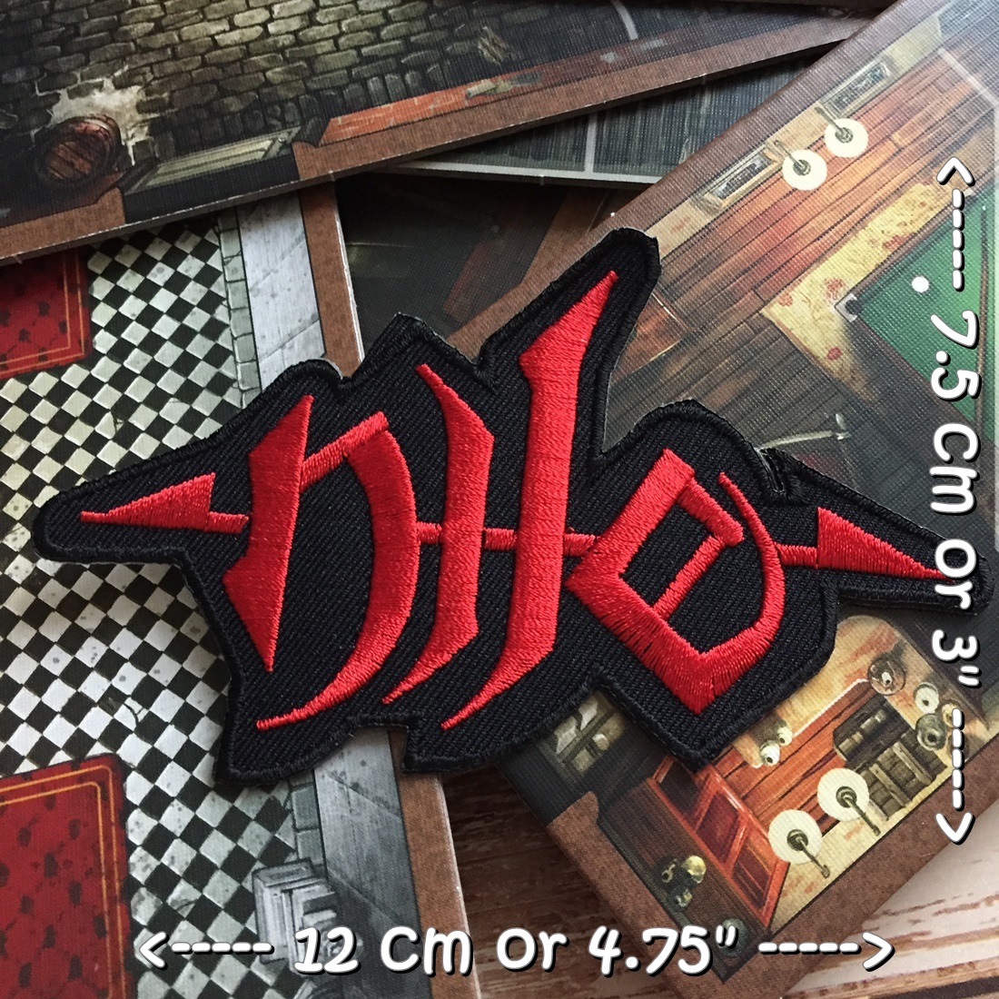 Nile วงดนตรี ร็อค เฮฟวี่เมทัล พังค์ ตัวรีดแบบปัก อาร์มปัก ตัวรีดติดเสื้อ ตัวรีด ติดกระเป๋า ติดหมวก ติดแจ๊คเก็ต Rock Iron on Embroidered Patch