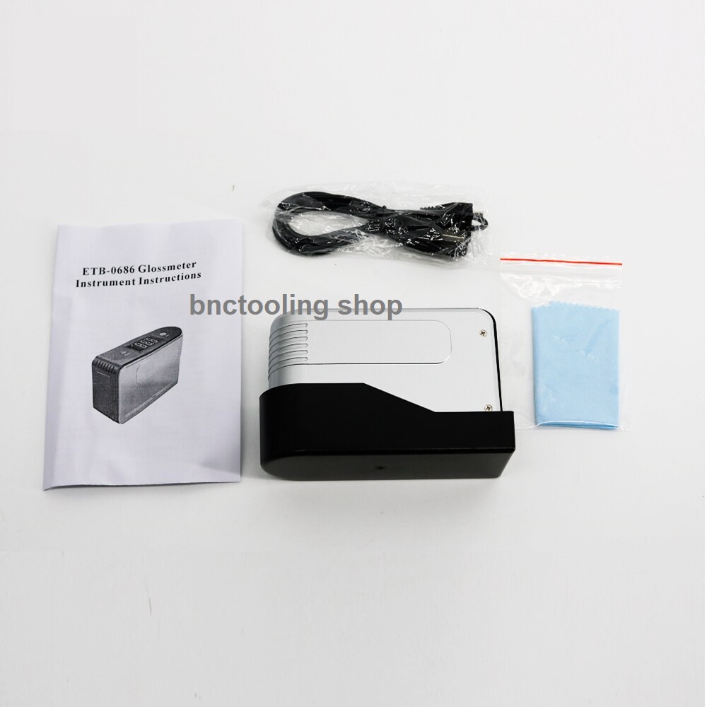 เครื่องวัดความเงาชิ้นงาน,ETB-0686 Gloss Meter Projecting Angle 60 Measure Range 0~200Gu Glossmeter.