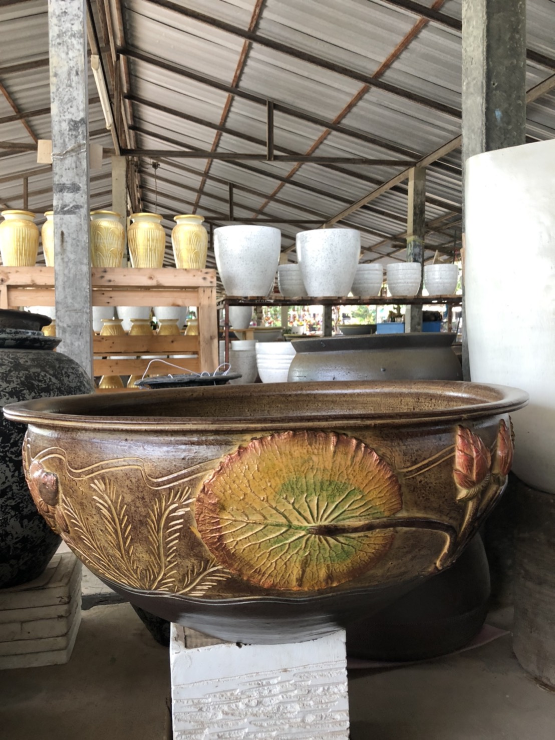 อ่างติดใบบัว