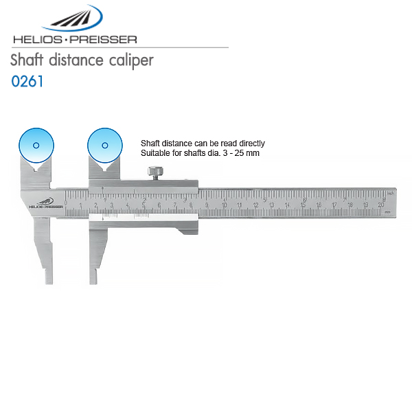 HELIOS-PREISSER ,Shaft distance caliper,0261