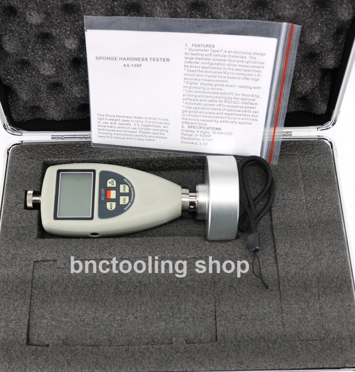 เครื่องวัดความแข็งโฟม, AS-120F Hardness Tester For Soft Foam Sponge Rubbe With Metric and Imperial Conversion.