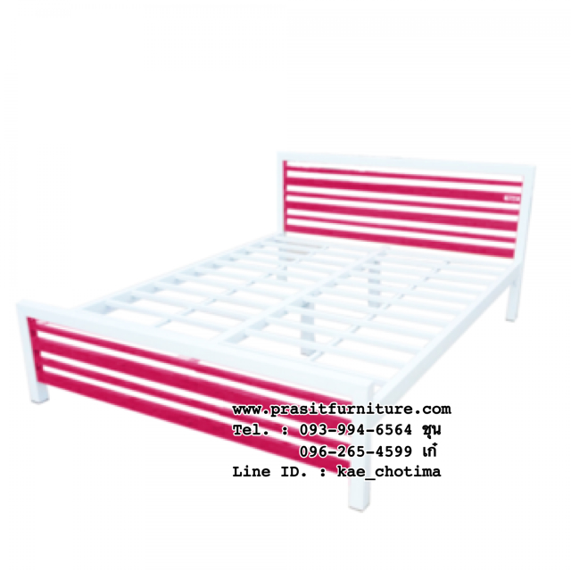 เตียงเหล็กรุ่นคอนโด สไตล์โมเดิร์น