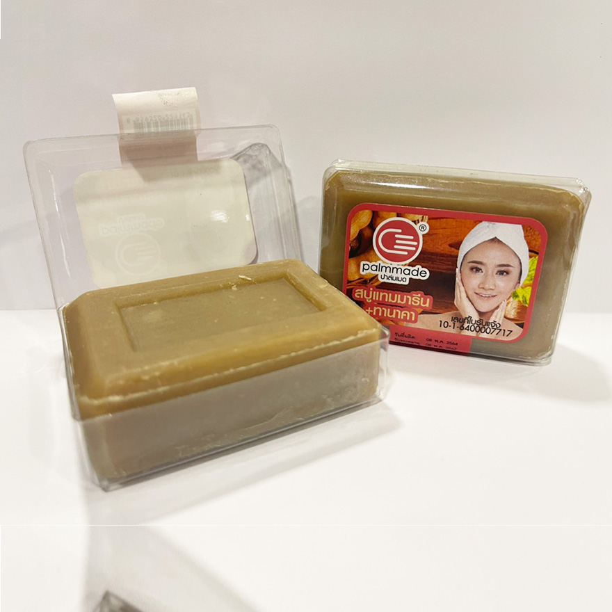 สบู่ปาล์มเมด แทมมารีน มิกซ์ ทานาคา โซฟ 80 กรัม (6 ก้อน) - Palmmade Industry(Thailand) Co.,Ltd : Inspired by LnwShop.com