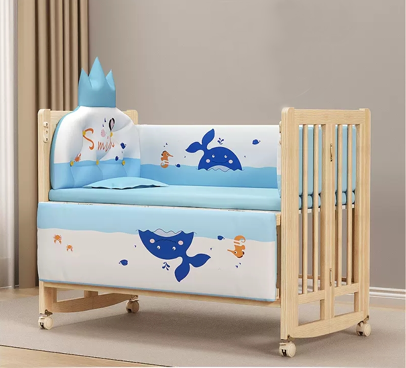 เตียงนอนไม้สำหรับเด็ก พับได้ B10133