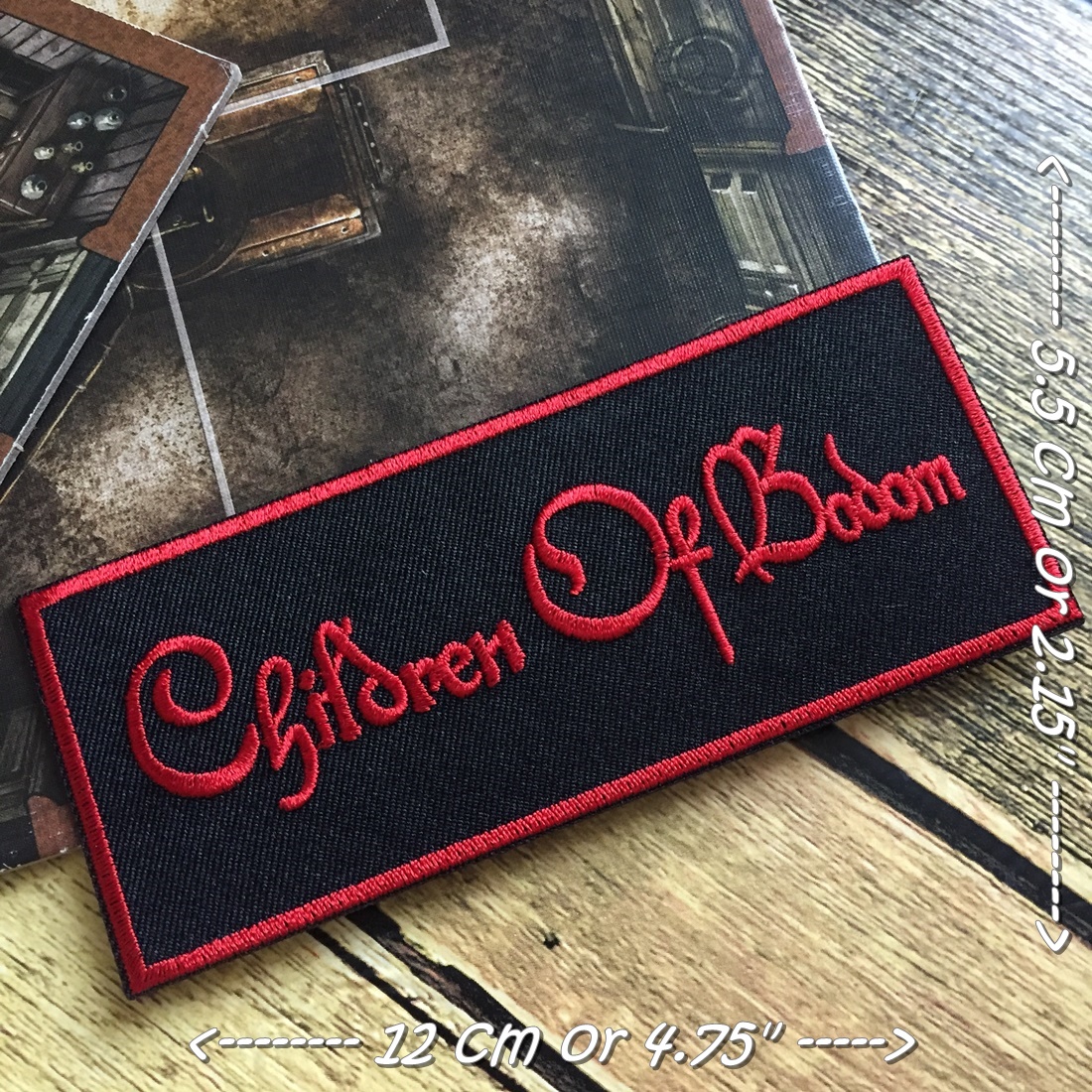 Children of Bodom วงดนตรี ร็อค เฮฟวี่เมทัล พังค์ ตัวรีดแบบปัก อาร์มปัก ตัวรีดติดเสื้อ ตัวรีด ติดกระเป๋า ติดหมวก ติดแจ๊คเก็ต Rock Iron on Embroidered Patch