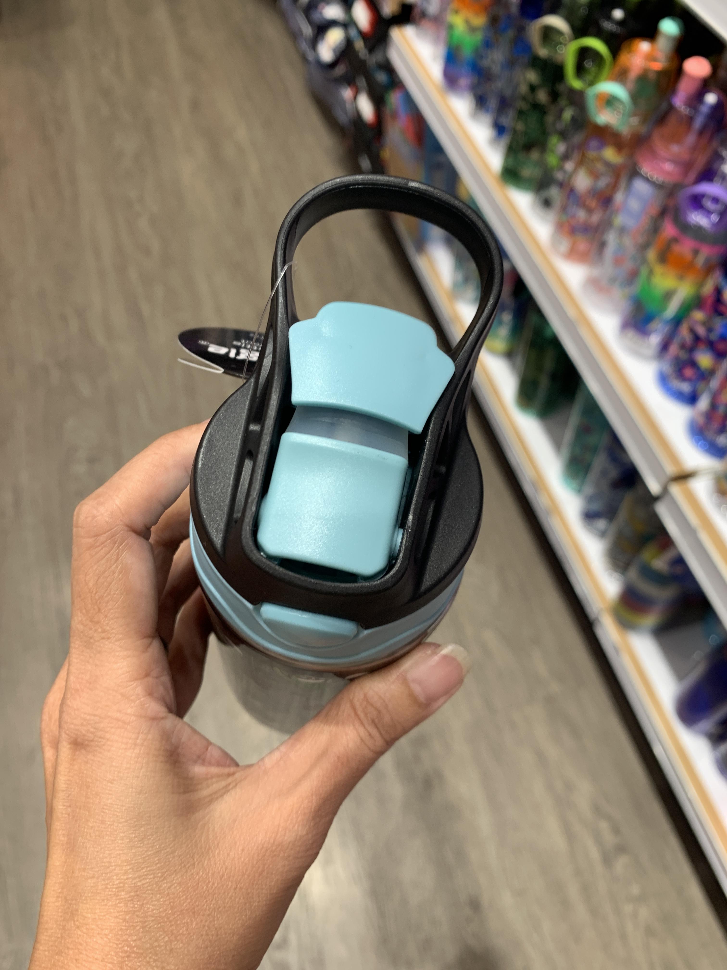 กระติกน้ำ กดเปิด เล็ก 430 มล. Smiggle junior bottle Flip spout-รุ้ง