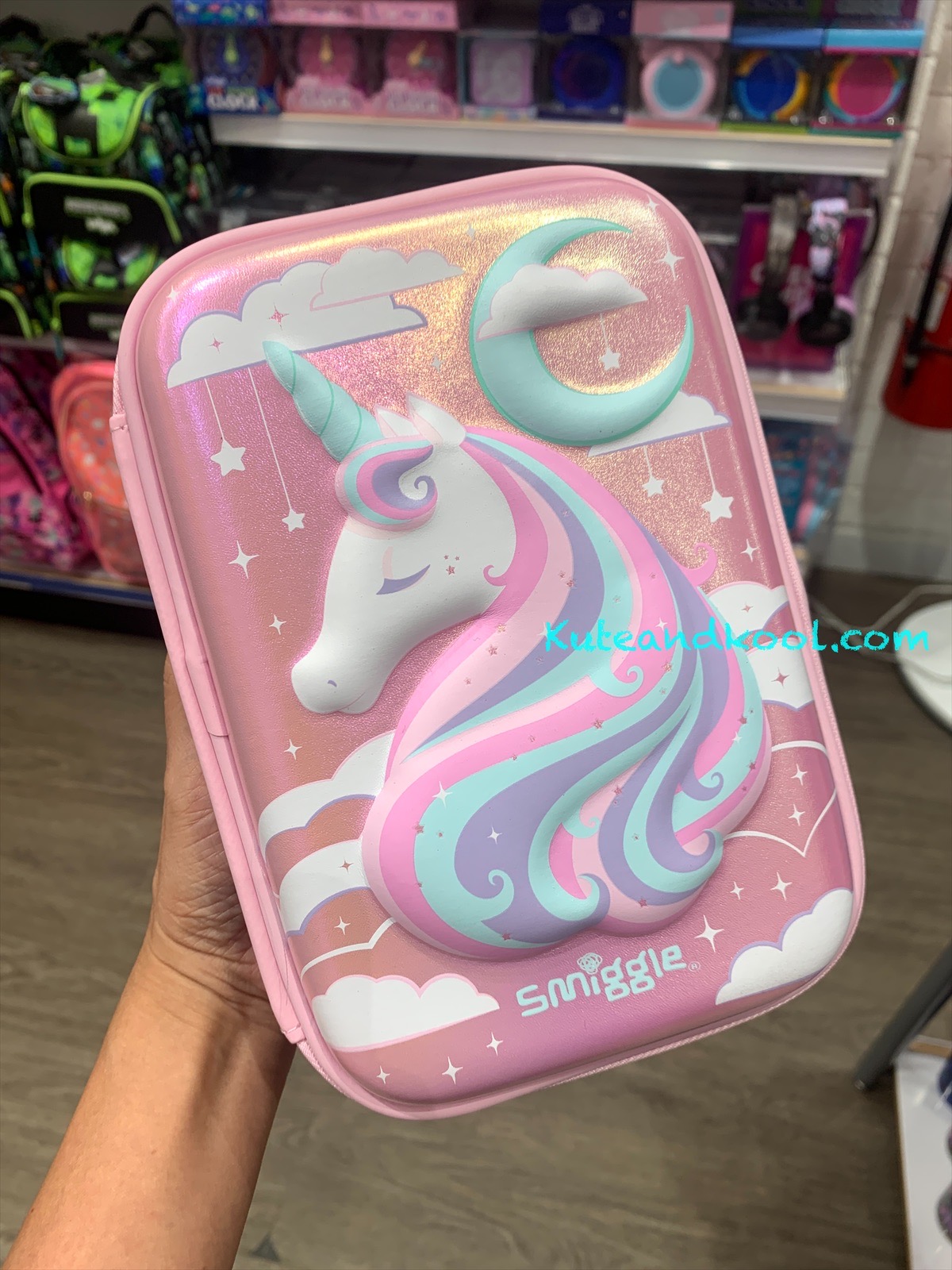 Smiggle Maxi Triple Up Hardtop -mysterious -unicorn