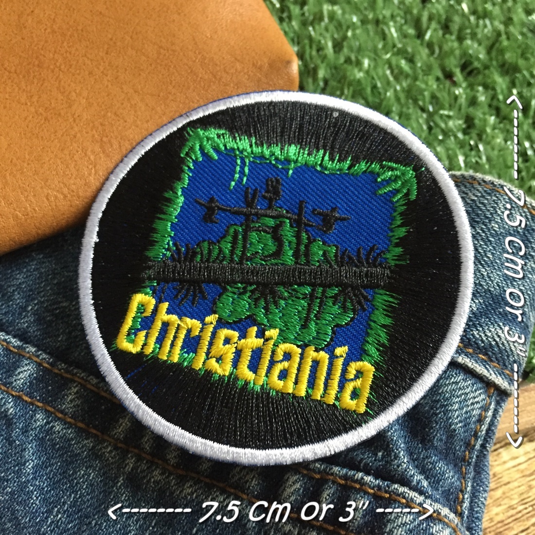 Christina วงดนตรี ร็อค เฮฟวี่เมทัล พังค์ ตัวรีดแบบปัก อาร์มปัก ตัวรีดติดเสื้อ ตัวรีด ติดกระเป๋า ติดหมวก ติดแจ๊คเก็ต Rock Iron on Embroidered Patch