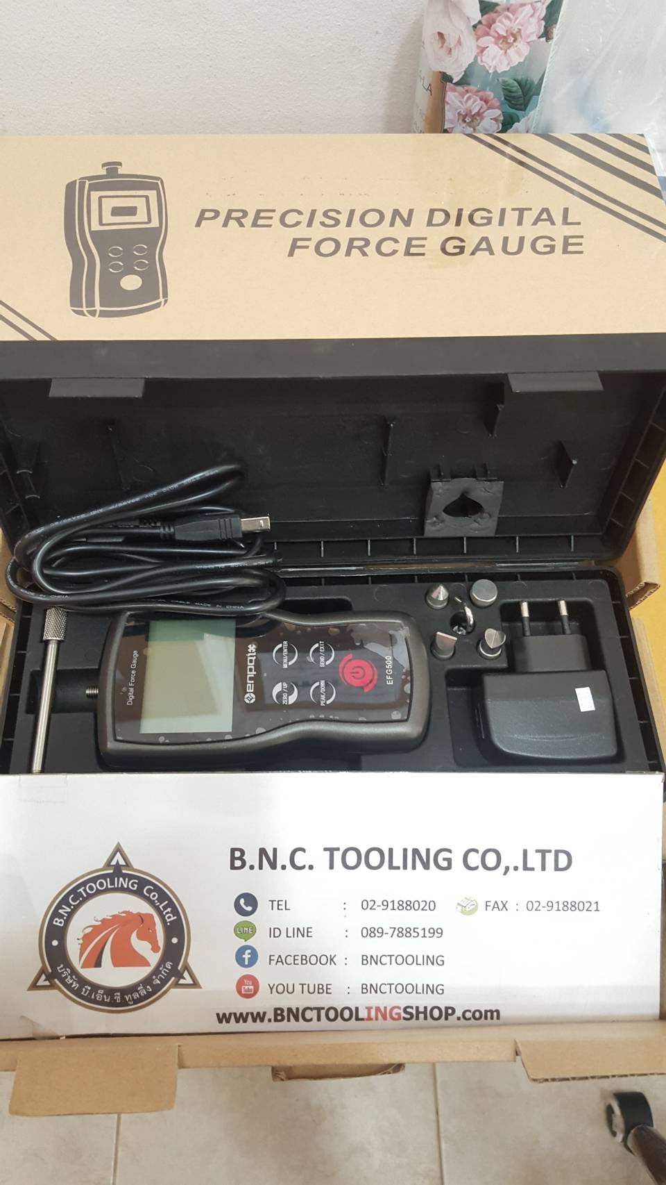 เกจวัดแรงดึงแรงกด, Digital Force Gauge Polygon EFG200