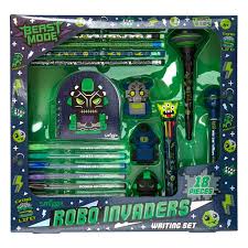Smiggle เซ็ตเครื่องเขียน- Robo invader set