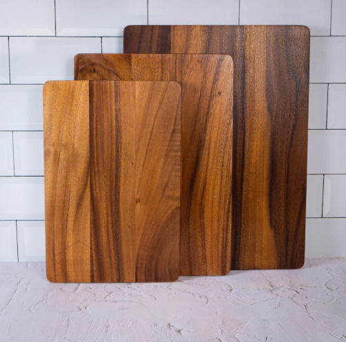 เขียงไม้จามจุรี ไม้แท้ Wooden cutting board FOOD GRADE