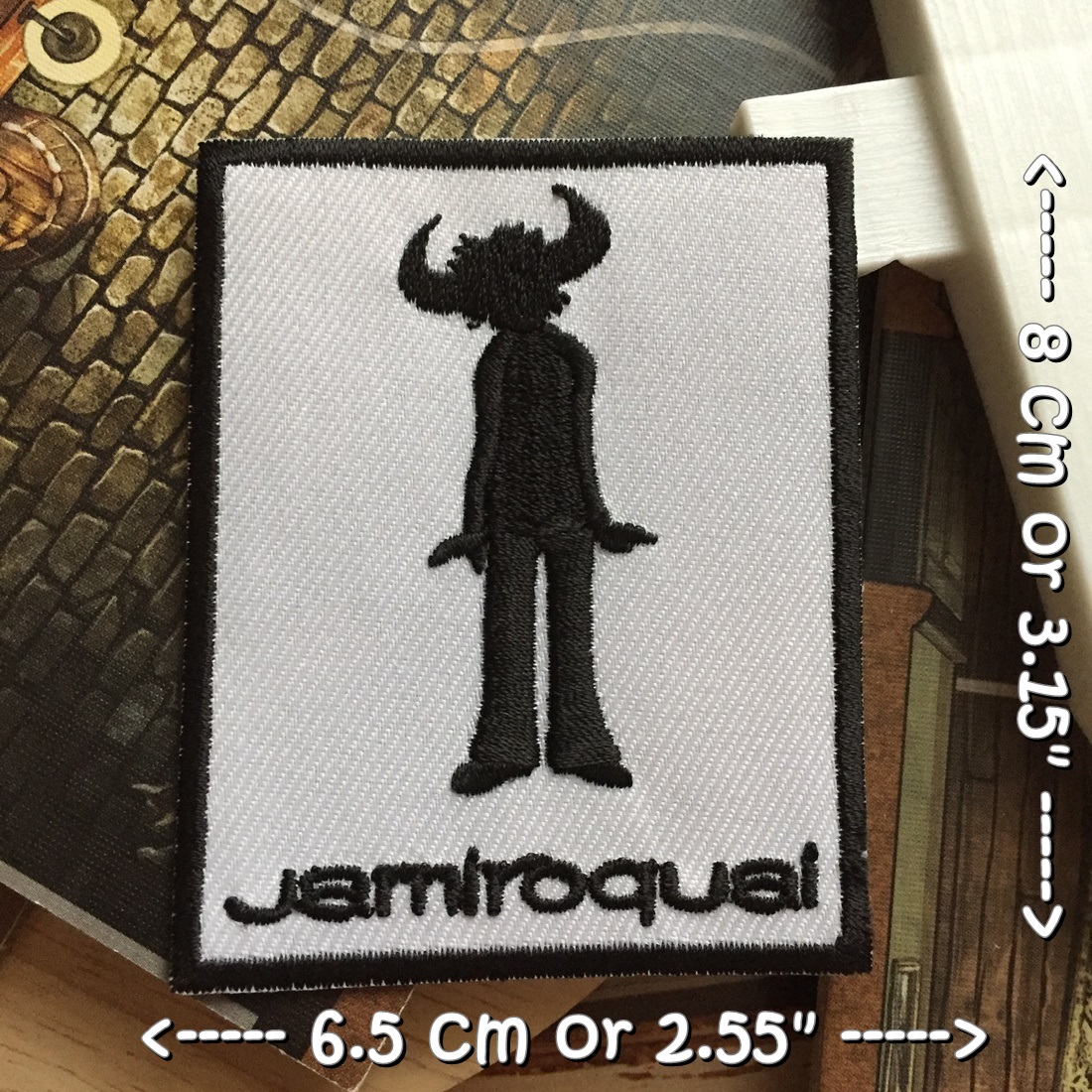 Jamiroquai วงดนตรี ร็อค เฮฟวี่เมทัล พังค์ ตัวรีดแบบปัก อาร์มปัก ตัวรีดติดเสื้อ ตัวรีด ติดกระเป๋า ติดหมวก ติดแจ๊คเก็ต Rock Iron on Embroidered Patch