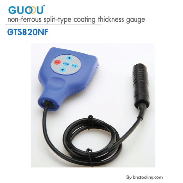 guoou,non-ferrous split-type coating thickness gauge,GTS820NF