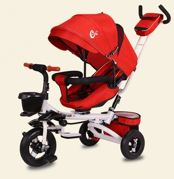 รถสามล้อเด็ก มัลติฟังชั่น2in1 ปรับใช้เป็นรถเข็นได้ รูปทรงสวยงามทันสมัย TP 21517