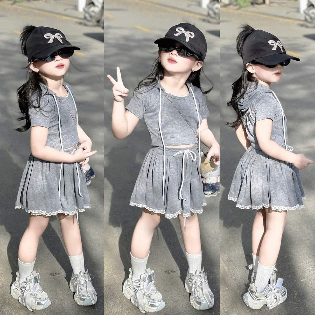 💜พร้อมส่ง💜ชุดเด็กผู้หญิง/S8.68_set 2 ชิ้นคู่แม่ลูก