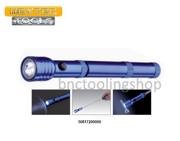 ไฟฉายแบบยืดได้ ยาว 195-570มิล,LED Torchlight Length 195-570mm,HEYTEC,50817200000