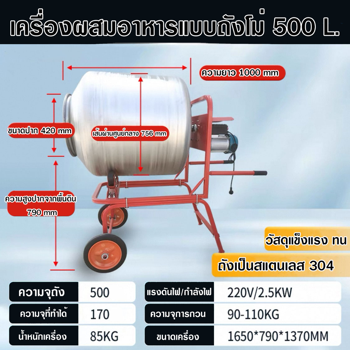 เครื่องผสมอาหารสำเร็จรูป