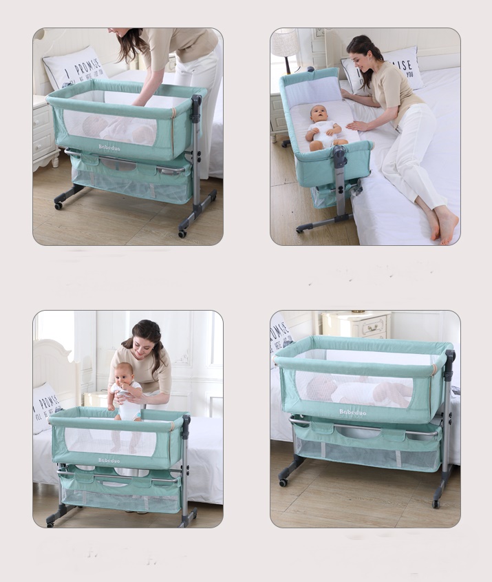 เตียงนอนเด็ก Cozy Bed เตียงทารก เปิดด้านข้างได้ วางชิดเตียงพ่อแม่