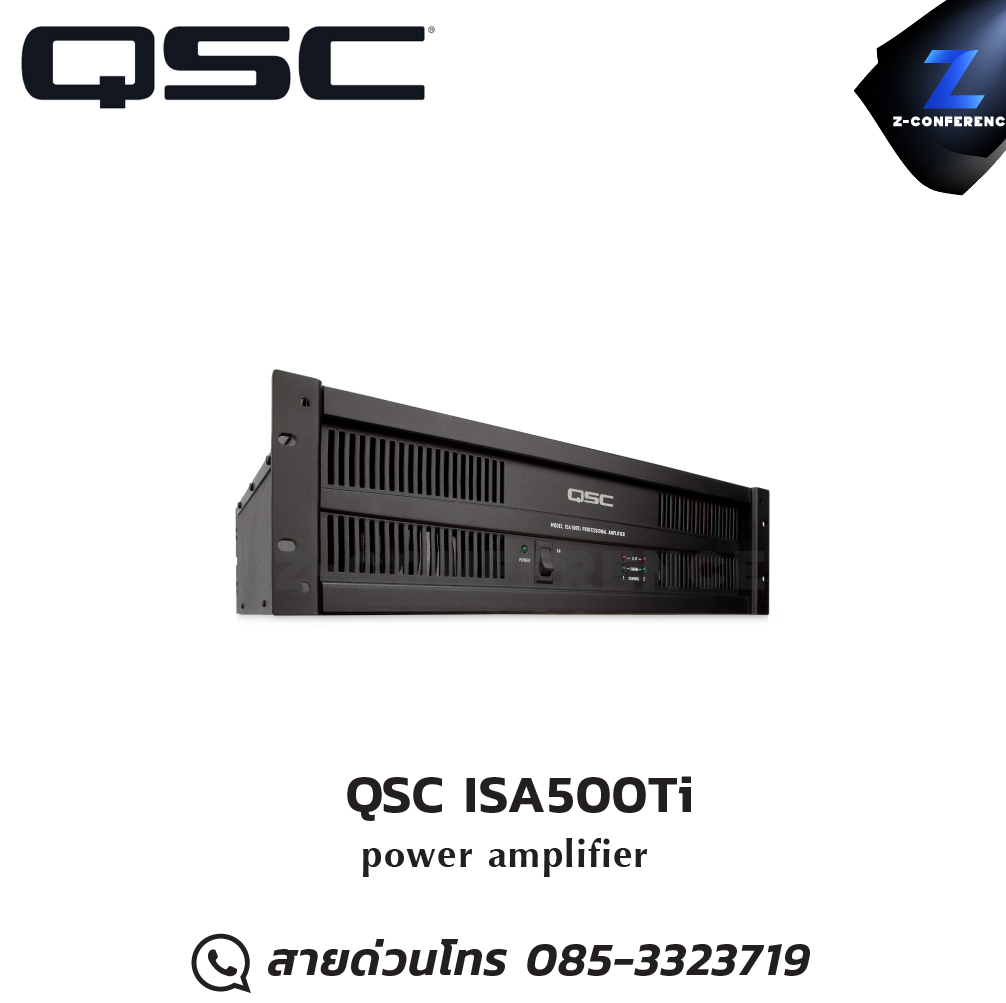 QSC ISA500Ti Power Amplifier , แอมป์ , amplifier, power amp, power amplifier