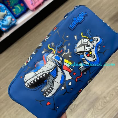 กระเป๋าดินสอ 2 ช่อง Smiggle 2 pocket pencilcase character-ไดโน