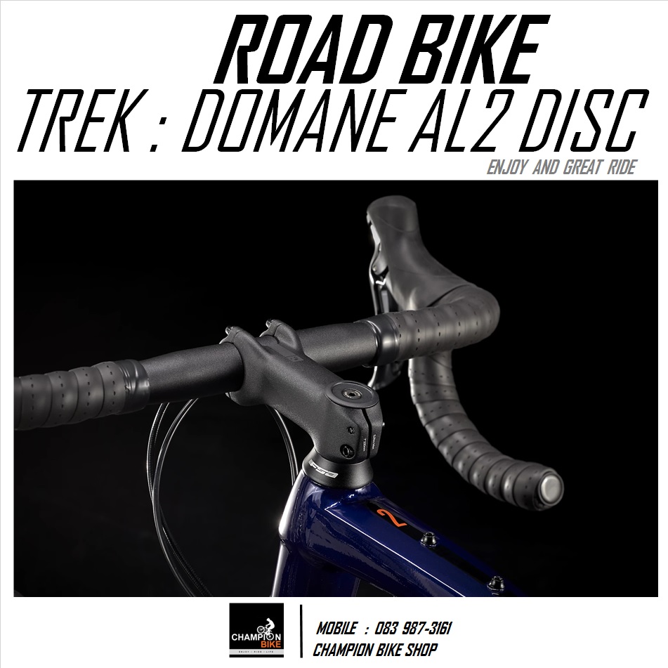 จักรยานเสือหมอบTREK : DOMANE AL2 DISC - 2021 ROAD BIKE สีม่วง-ส้ม