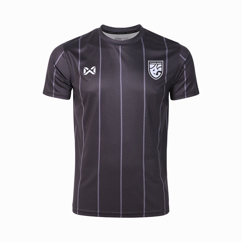 ใหม่ล่าสุด! WARRIX Cheer Icon Jersey เสื้อเชียร์คอกลมทีมชาติไทย แขนสั้น ใส่สบาย ระบายอากาศได้ดี (WA-244FBATH53) - สีดำ/น้ำเงิน/แดง/ขาวงาช้าง