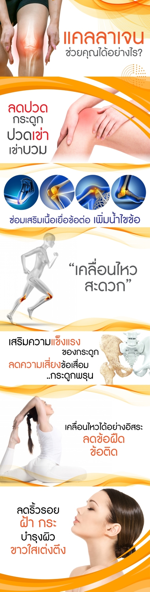 M TALE Callagen ดูแลข้อเสื่อม อาการปวดข้อ