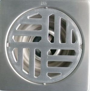 ตะแกรงกันกลิ่นแบบไม่ใช้น้ำ (HSJ AUTO-CLOSE STAINLESS STEEL FLOOR DRAIN) แบบสี่เหลี่ยม ขนาด 2 นิ้ว