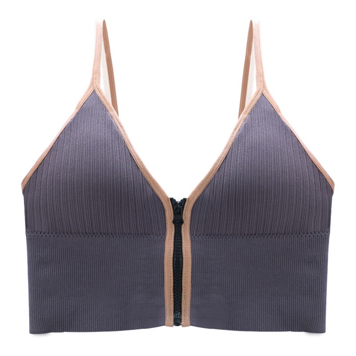 NA202 เสื้อบราสายเดี่ยวเอวลอยเซ็กซี่ ด้านในเป็นฟองน้ำถอด-ใส่ได้ ด้านหน้าเป็นซิปรูดผ่ากลางตามรูปเลยค่ะ