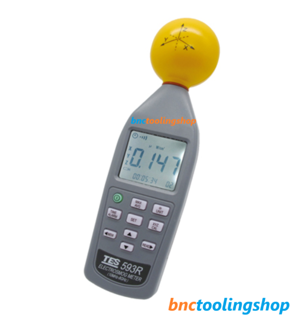 เครื่องวัดค่าสนามแม่เหล็ก, AC Electrosmog Meter (3 axis), Portable Digital EMF Meter Tester,TES-593R,TES Electri,