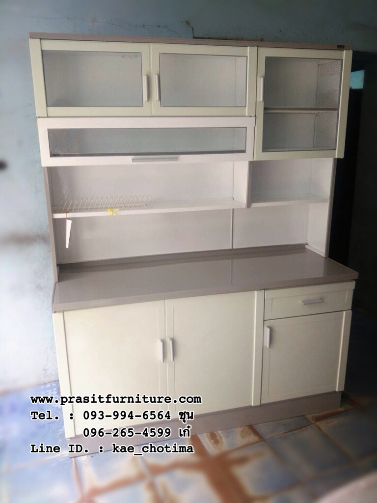 ตู้ครัวอลูมิเนียมเมทัลไลท์ ขนาด 150 ซม. รุ่น MP3150DP