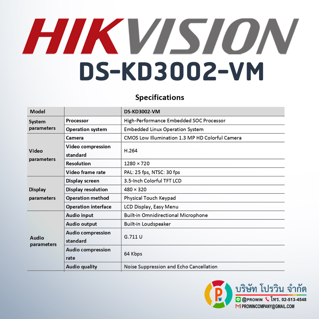 HIKVISION DS-KD3002-VM