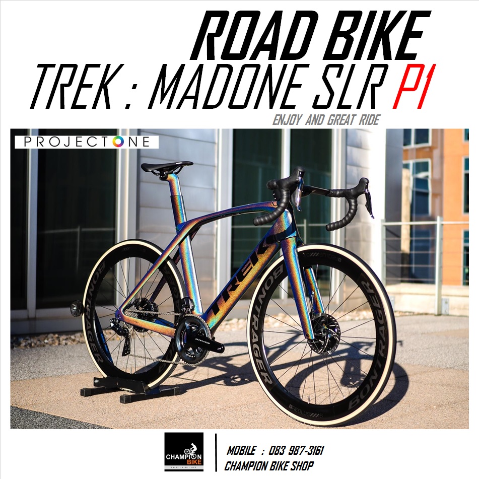 จักรยานเสือหมอบ TREK MADONE SLR DISC PROJECT ONE ICON PRISMATIC PEARL CUSTOM AERO ROAD BIKE