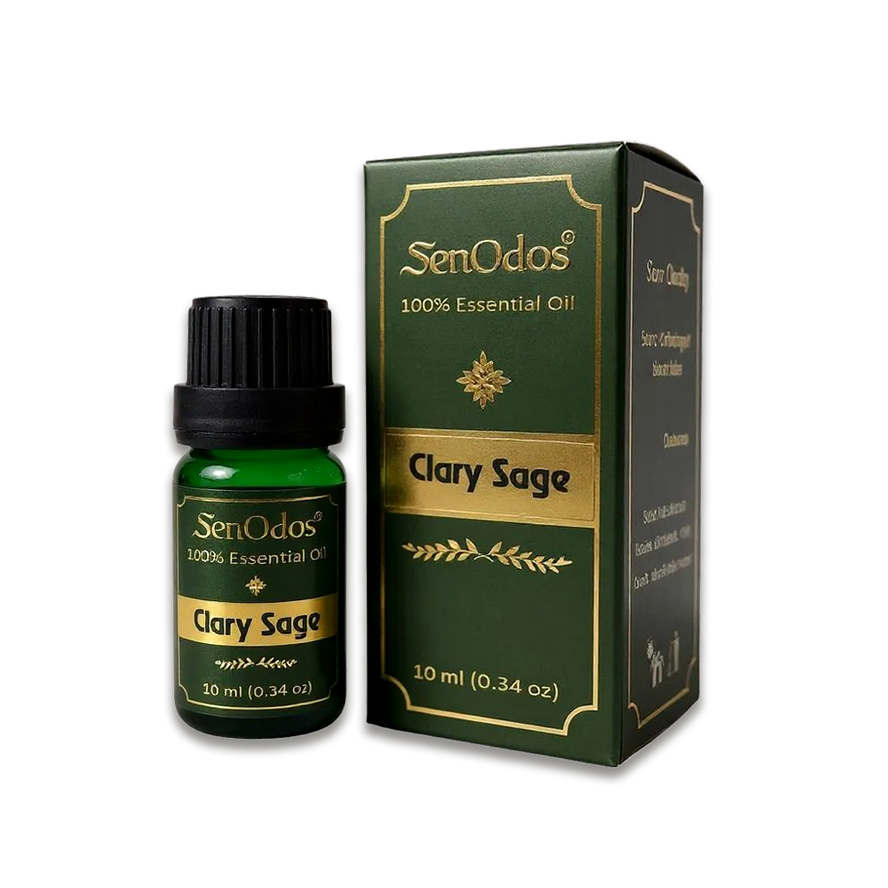 SenOdos Clary Sage Pure Essential Oils น้ำมันหอมระเหยแท้ กลิ่นแครี่เสจ 10 ml.