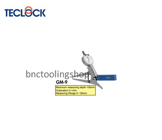 ไดอัลคาลิปเปอร์เกจวัดนอก ขนาด 0-30มิล,External Dial Caliper Gauges Range 0-30mm,TECLOCK,GM-9