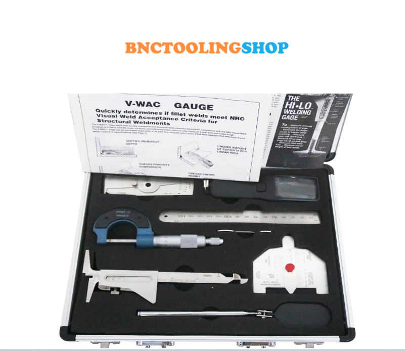 SETเกจวัดการเชื่อม,ชุดเกจเชื่อมสแตนเลส Magnifier HI-LO gauge,เกจวัดการเชื่อม 7 ชิ้น/ชุด,ชุดเกจวัดแนวเชื่อมมาตราฐาน, 7 Pieces Stainless Steel Welding Gauge Kit Micrometer Magnifier HI-LO Welding Pipe Gauge,