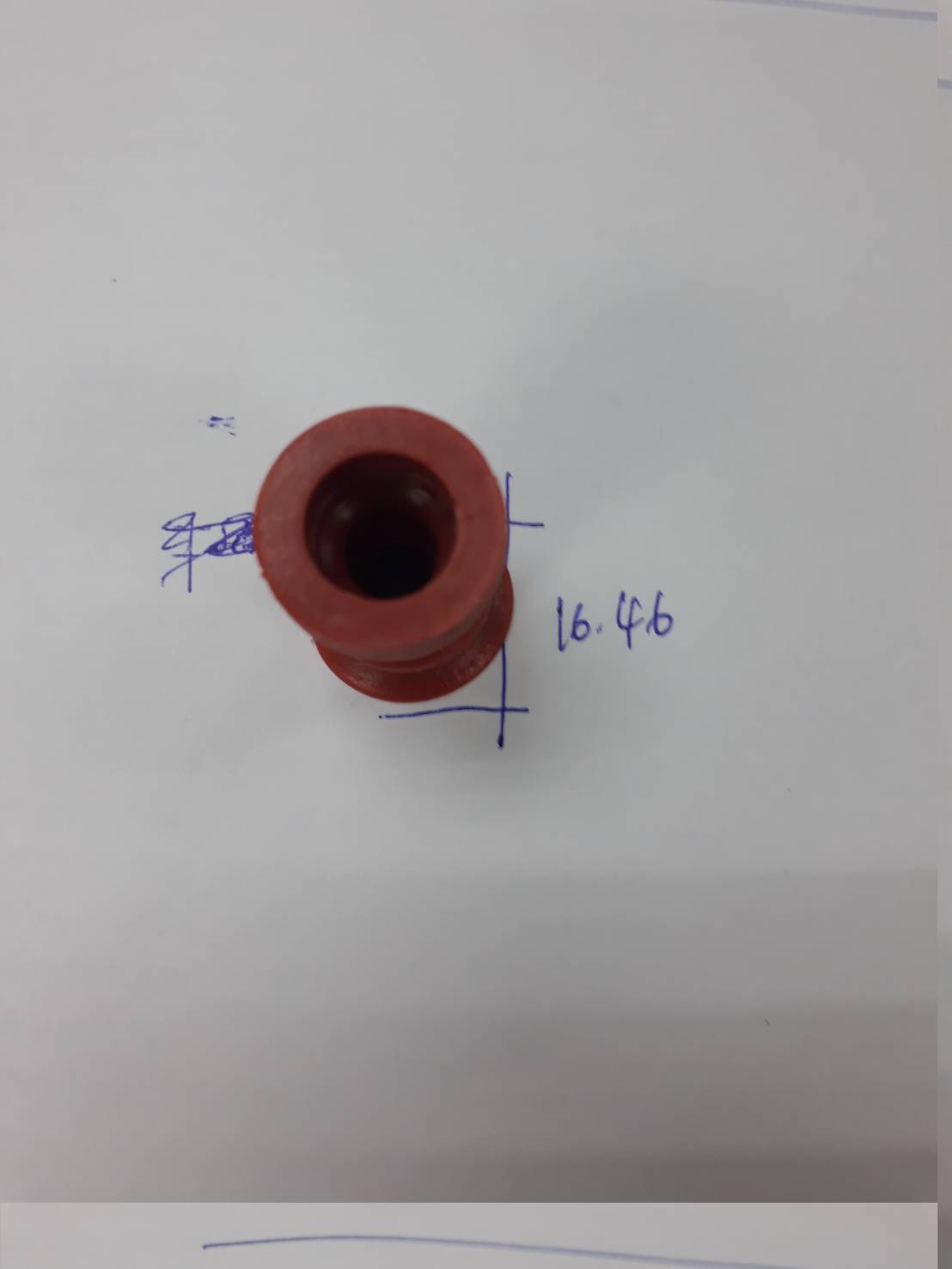 VACUUM PAD , SUCTION CUP BELLOW DIA 16MM BE-16R