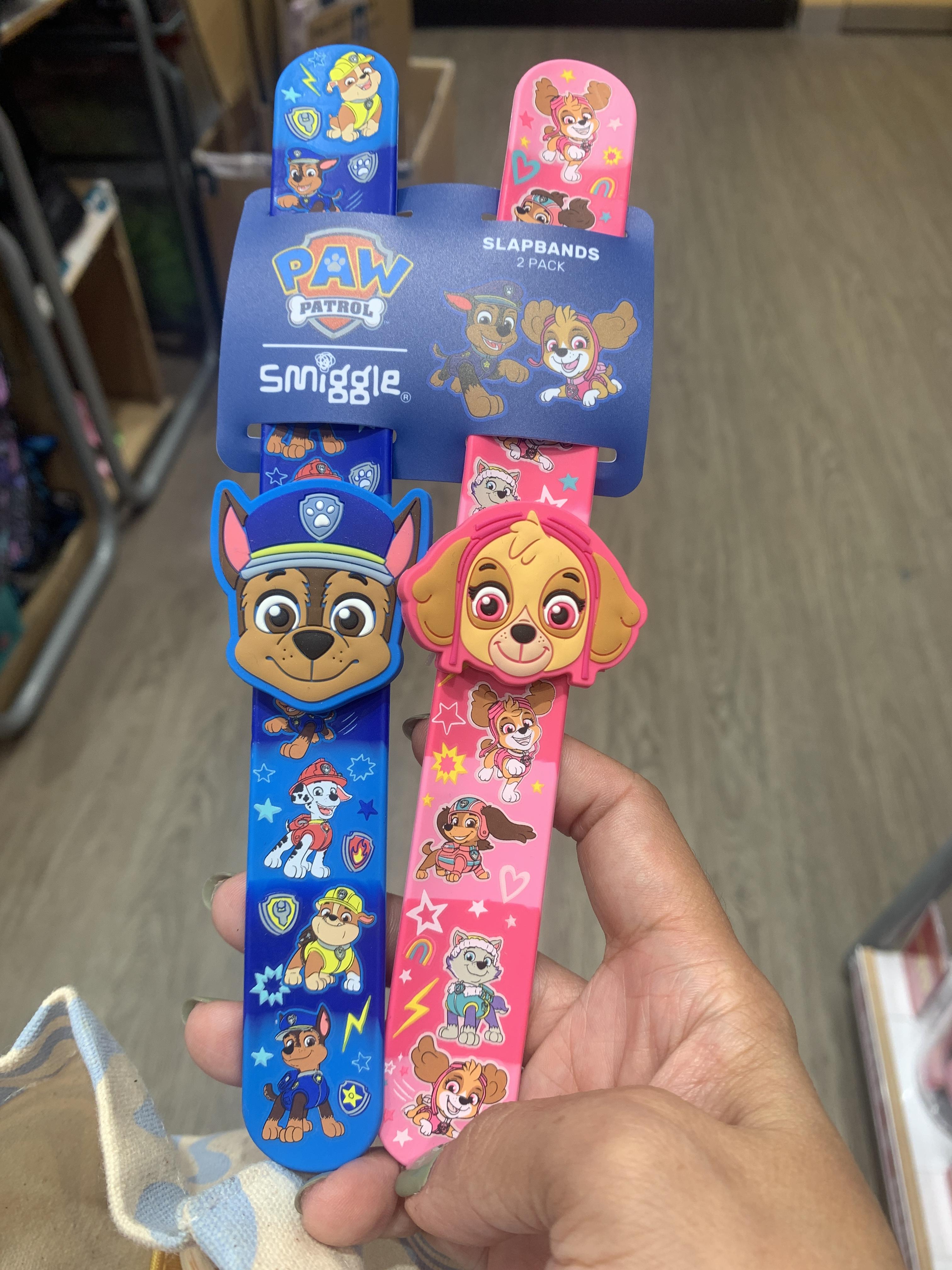 สายรัดข้อมือ Smiggle slapband- twin Paw Patrol