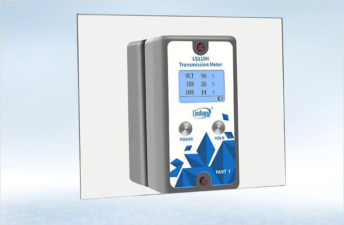 Linshang LS110H Split Transmission Meter, Measure front windshield, window tint, window film,Solar Transmission Meter LS110H 1400nm IR High Precision CNAS Solar Film Tester Stick-film Glass Dynamic Calibration,