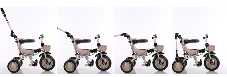 TP 21516 รถสามล้อเด็ก Edgar พับได้ มัลติฟังชั่นเป็นรถเข็นก็ได้ รูปทรงสวยทันสมัย