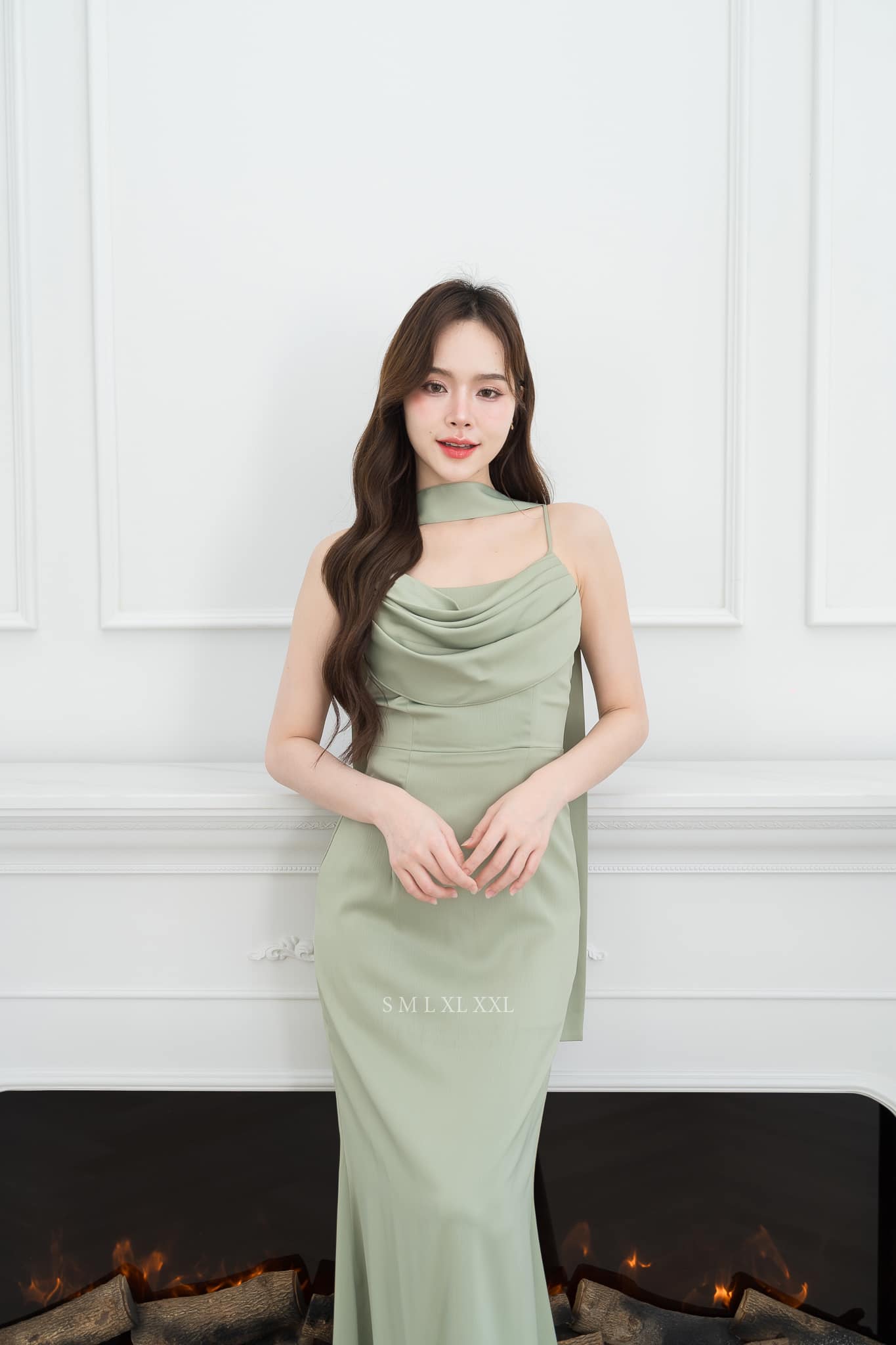 งานแต่งงานโทนสีเขียวเขียวมัทฉะ ชุดเพื่อนเจ้าสาวเขียวเขียวมัทฉะ