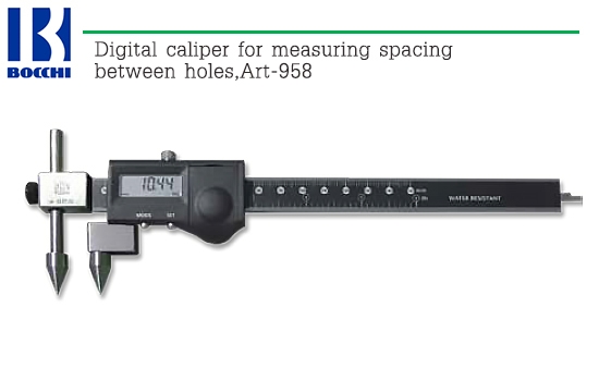 BOCCHI, Digital caliper for measuring spacing between holes,Art-958