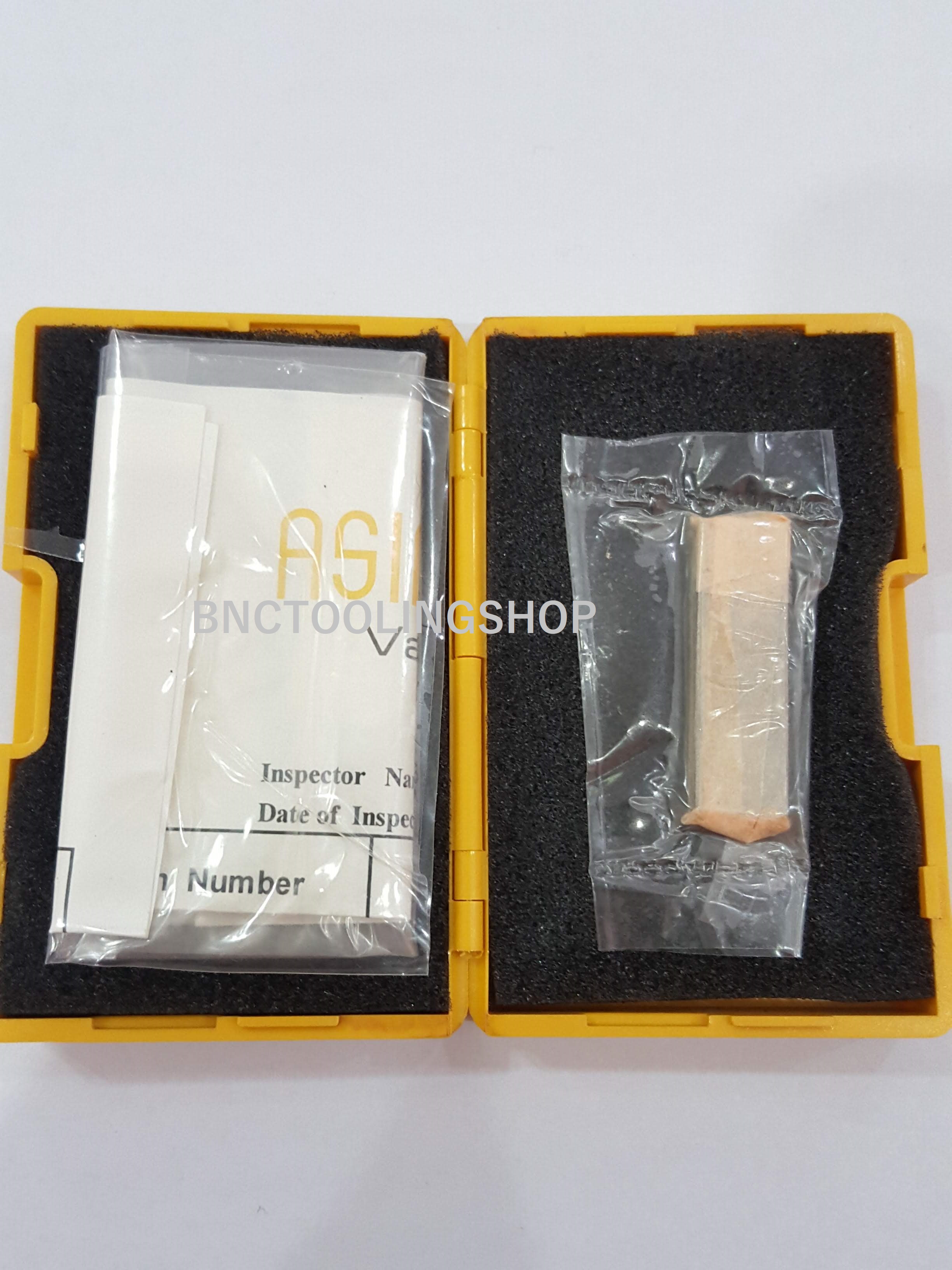 4.00 mm. Gauge Block แยกชิ้น, เกจบล็อคแบบแยกชิ้นAsimeto, ขนาด 1.05 mm, 1 ชิ้น, เกรด 1, RECTANGULAR GAUGE BLOCK (STEEL), Gard 1
