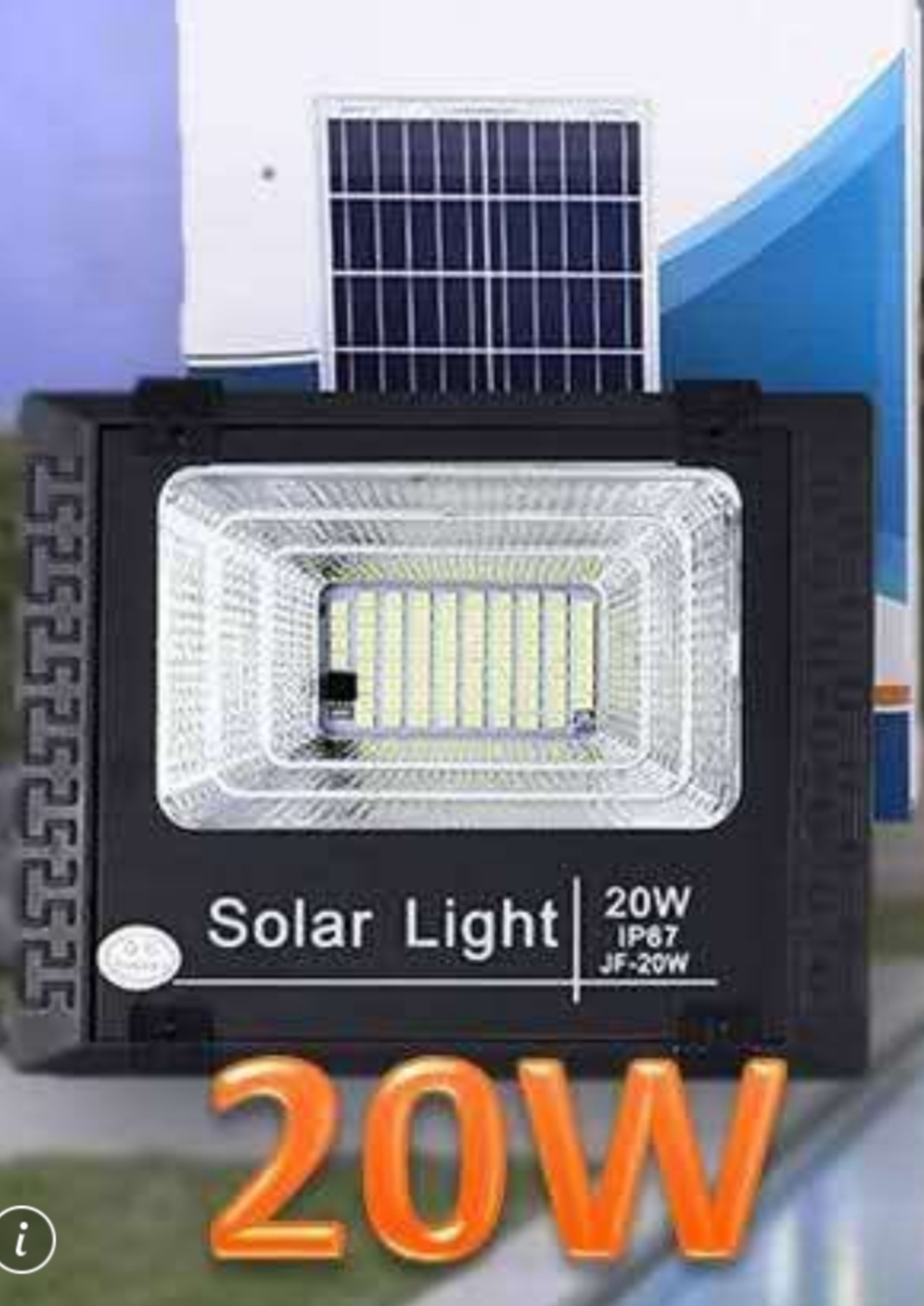 Jinfeng จินเฟง โคมไฟพลังงานแสงอาทิตย์ Solar Light JF-20/20W LED 75 ดวง
