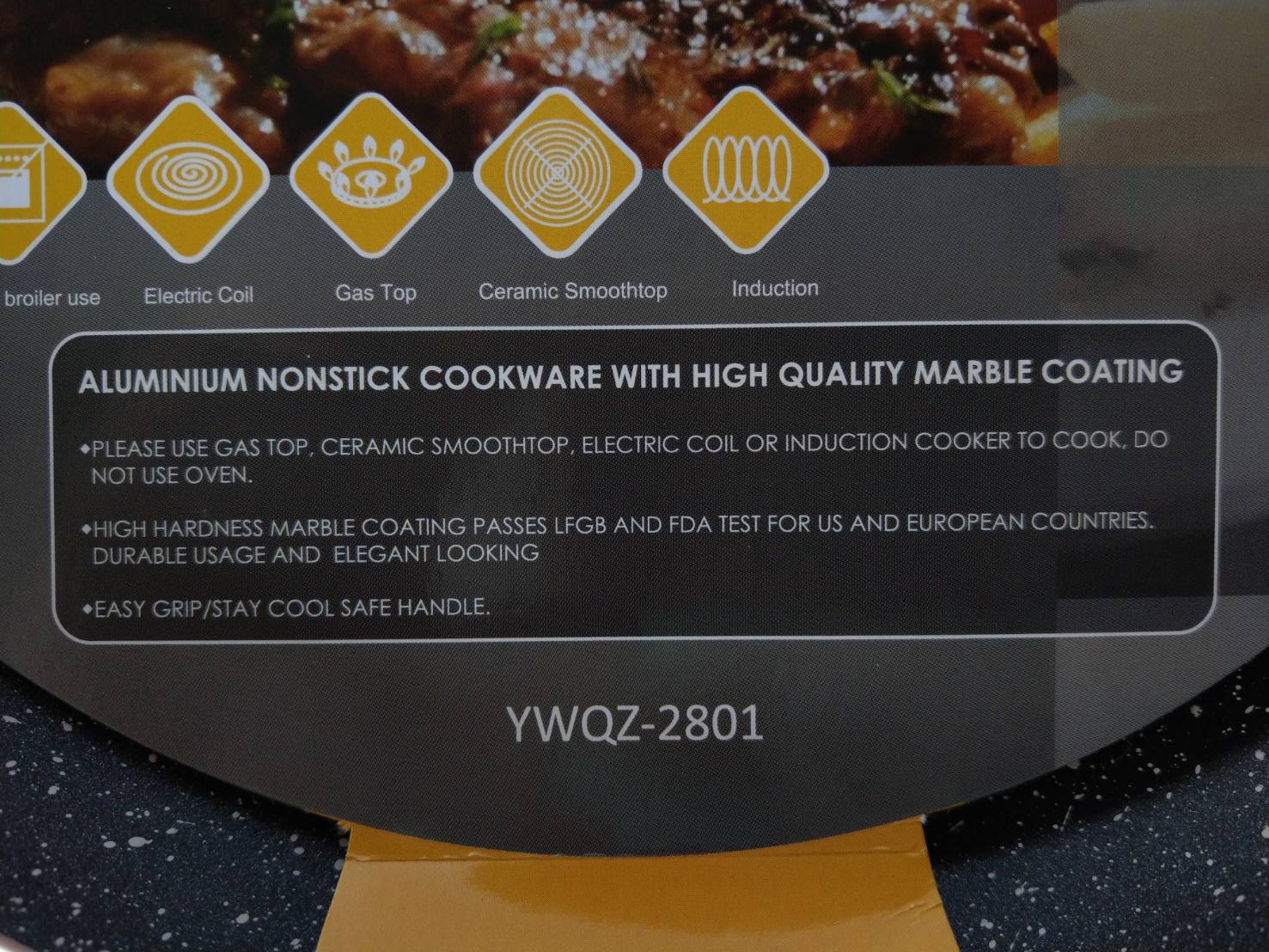 SARA กระทะแบน กระทะเคลือบ กระทะแพนเค้ก กระทะเครป 28 ซม